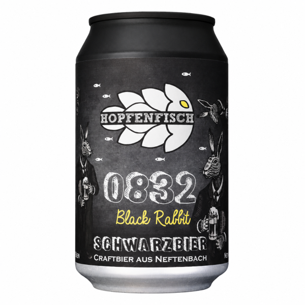 Hopfenfisch 0832 Black Rabbit Schwarzbier