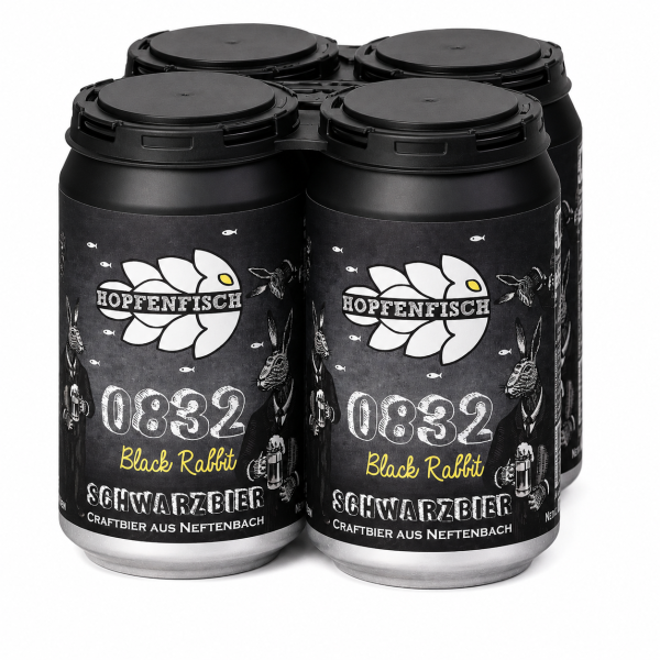 Hopfenfisch 0832 Black Rabbit Schwarzbier